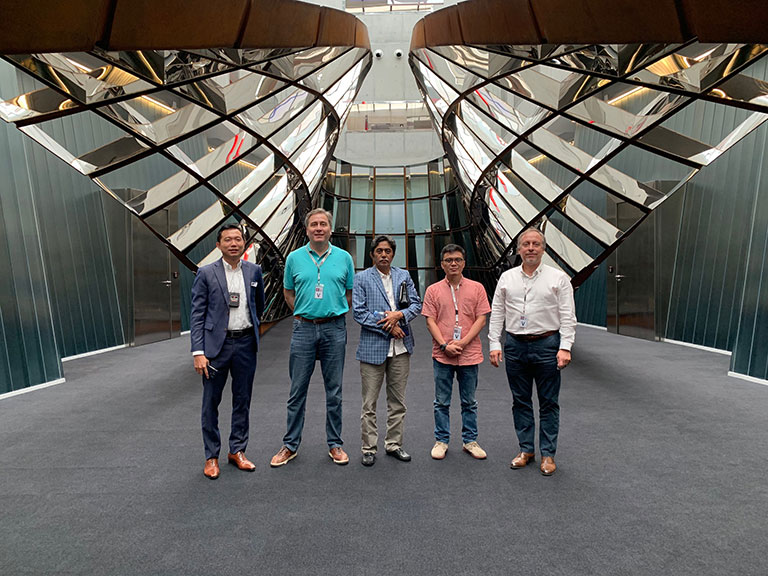 Visita a la bóveda de Loomis en Singapur