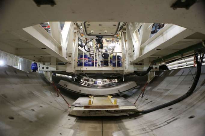 Metro de Quito: tuneladora 'Luz de América' llega a la estación El Recreo