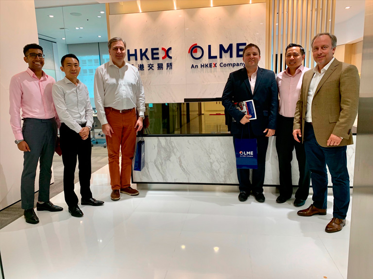 Reunión de Mirador en las oficinas LME en Singapur